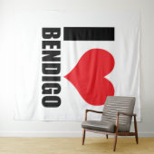 I Liebe Bendigo Wandteppich (Beispiel (Horizontal))