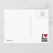 I LIEBE BENIDORM Custom Postal Postkarte (Rückseite)