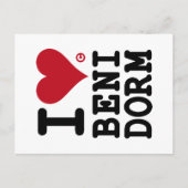 I LIEBE BENIDORM Custom Postal Postkarte (Vorderseite)