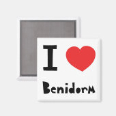 I Liebe Benidorm Magnet (Vorderseite/Rückseite)