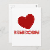 I Liebe Benidorm Postkarte (Vorne/Hinten)