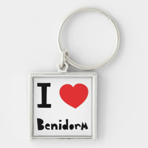 I Liebe Benidorm Schlüsselanhänger