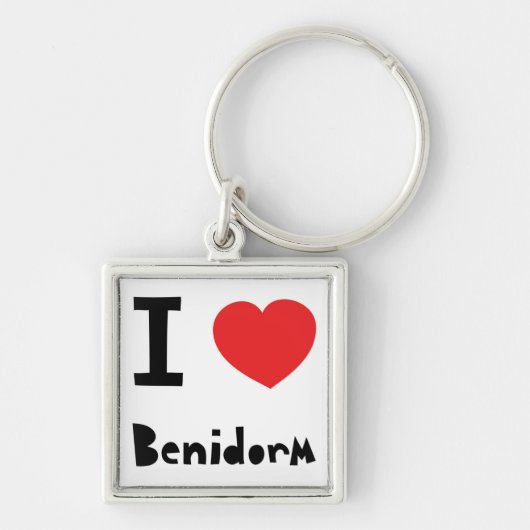 I Liebe Benidorm Schlüsselanhänger (Vorne)
