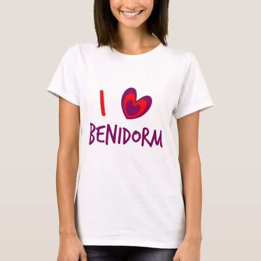 I Liebe Benidorm T-Shirt (Vorderseite)