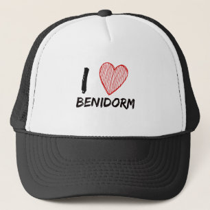 I Liebe Benidorm Truckerkappe