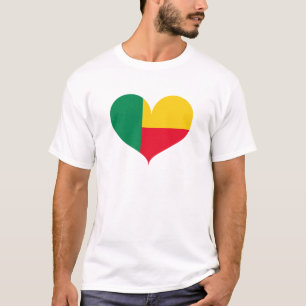 I Liebe Benin Flag T-Shirt