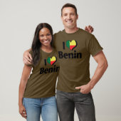 I Liebe Benin Flag T-Shirt (Unisex)