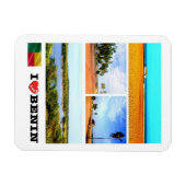 I LIEBE BENIN - MAGNET (Horizontal)