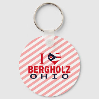 I Liebe Bergholz, Ohio Schlüsselanhänger