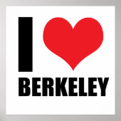 I Liebe Berkeley Poster (Vorne)