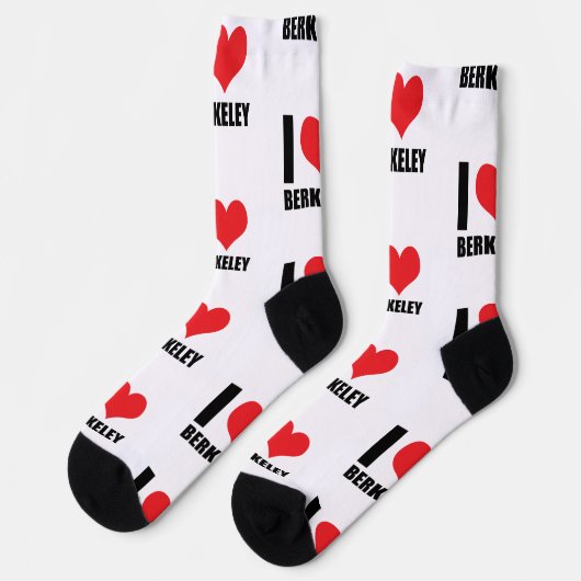 I Liebe Berkeley Socken (Linkes Detail)
