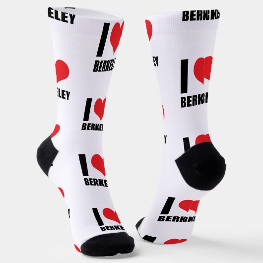 I Liebe Berkeley Socken (Gewinkelt)