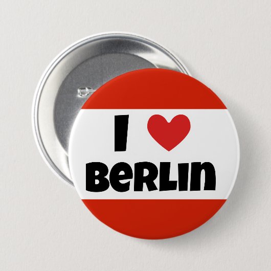 I Liebe Berlin Button (Vorne & Hinten)