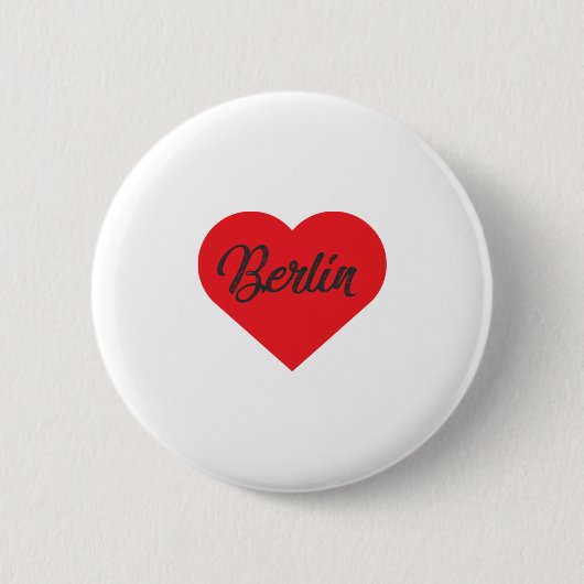 I Liebe Berlin - Deutschland Button (Vorderseite)