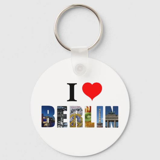 I Liebe Berlin Deutschland Reisen City Foto Schlüsselanhänger (Vorderseite)