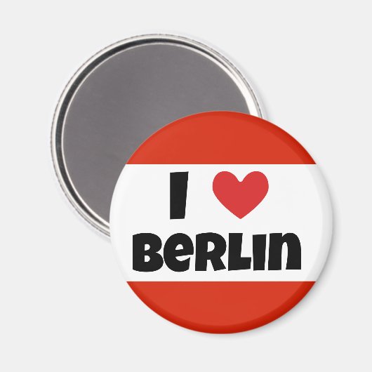 I Liebe Berlin Magnet (Vorderseite/Rückseite)
