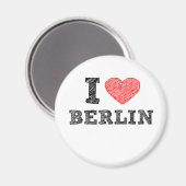 I Liebe Berlin Magnet (Vorderseite/Rückseite)