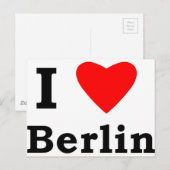 I Liebe Berlin Postkarte (Vorne/Hinten)