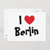 I Liebe Berlin Postkarte (Vorne/Hinten)