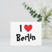 I Liebe Berlin Postkarte (Stehend Vorderseite)