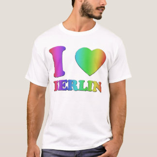 I LIEBE-BERLIN-REGENBOGEN 3D T-Shirt