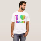 I LIEBE-BERLIN-REGENBOGEN 3D T-Shirt (Vorne ganz)