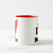 I Liebe Berlin Zwei-Tone-Kaffee-Tasse Zweifarbige Tasse (Mittel)