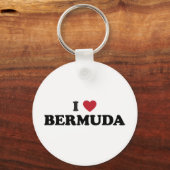 I Liebe Bermuda Schlüsselanhänger (Vorderseite)