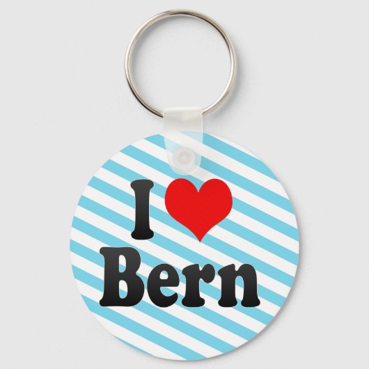 I Liebe Bern, Schweiz Schlüsselanhänger (Vorderseite)