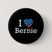 I Liebe Bernie Button (Vorderseite)