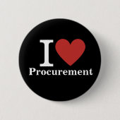 I ❤️ Liebe Beschaffung für Mitarbeiter CUSTOM-Butt Button (Vorderseite)