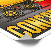 I Liebe Beton Trucks Plakat drucken (Ecke)