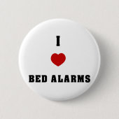 I Liebe-Bett-Warnungen Button (Vorderseite)