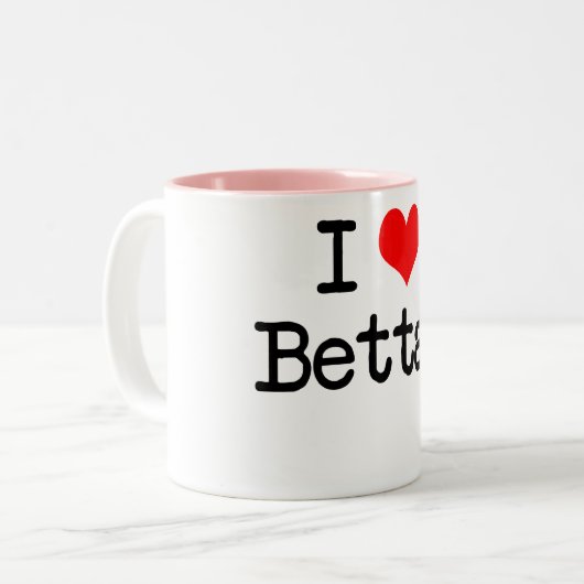 I Liebe Bettas Tasse (Vorderseite Links)