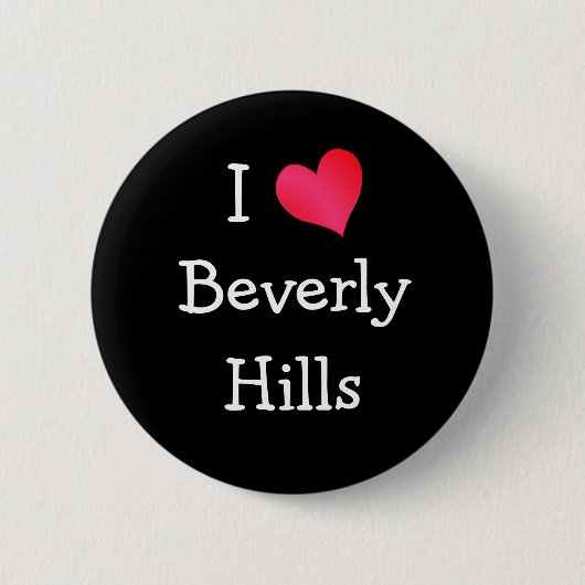 I Liebe Beverly Hills Button (Vorderseite)
