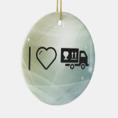 I Liebe-Bewegen Keramik Ornament (Rechts)