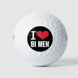 I Liebe Bi Me Bisexuelle Männer Bi Pride Bisexuell Golfball
