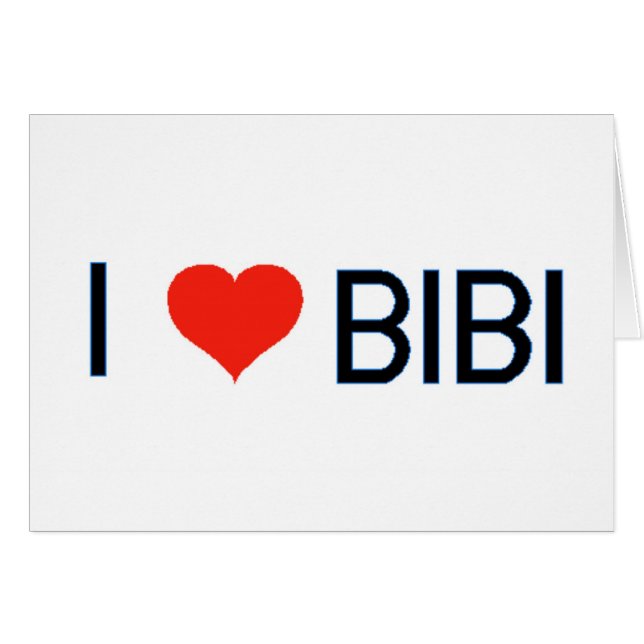 I Liebe Bibi (Vorderseite (Horizontal))