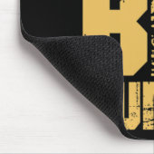 I Liebe Bid Dumps Snowboarden Mousepad (Ecke)