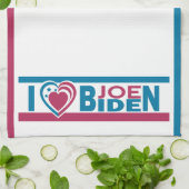 I Liebe Biden Küchentuch (Gefaltet)