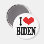 I Liebe Biden Magnet (Vorderseite/Rückseite)