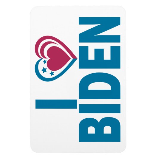 I Liebe Biden Magnet (Vertikal)