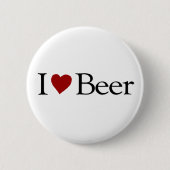 I Liebe-Bier Button (Vorderseite)