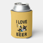 I Liebe Bier Dosenkühler (Kanne Rückseite)