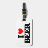 I LIEBE-BIER GEPÄCKANHÄNGER (Vorderseite vertikal)