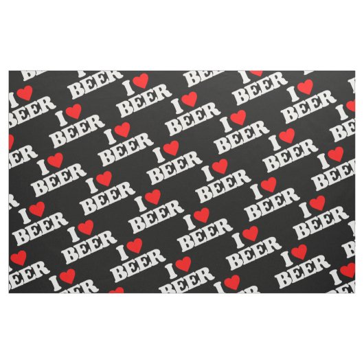 I LIEBE-BIER STOFF (Fat Quarter (45,7 x 55,9 cm))