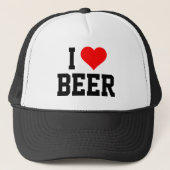 I Liebe-Bier Truckerkappe (Vorderseite)