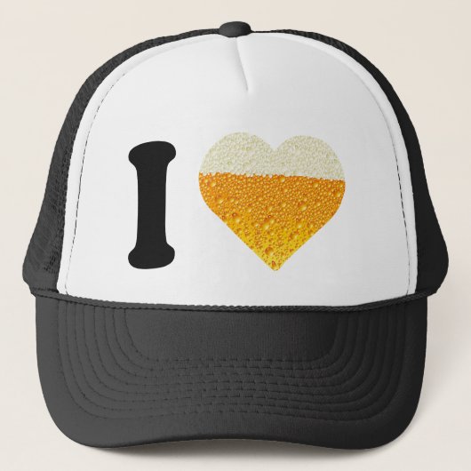 I LIEBE-BIER TRUCKERKAPPE (Vorderseite)