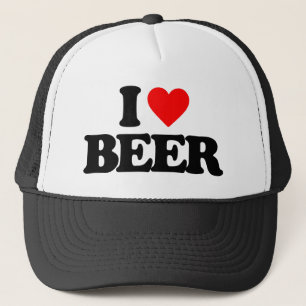 I LIEBE-BIER TRUCKERKAPPE