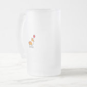 I Liebe-Biercorgi-Tasse | CorgiThings Mattglas Bierglas (Vorderseite Links)